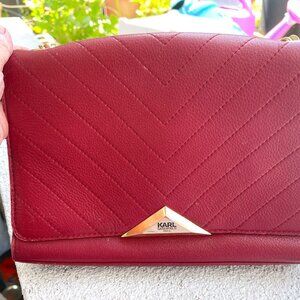 Karl Lagerfeld  Paris designer handbag  Elegant beauty